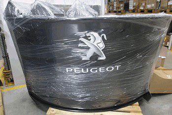 LADA CZARNA PEUGEOT OKRĄGŁA z logo (moduł 1/3)